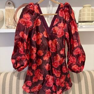 BHLDN Alaina V-Neck Dress